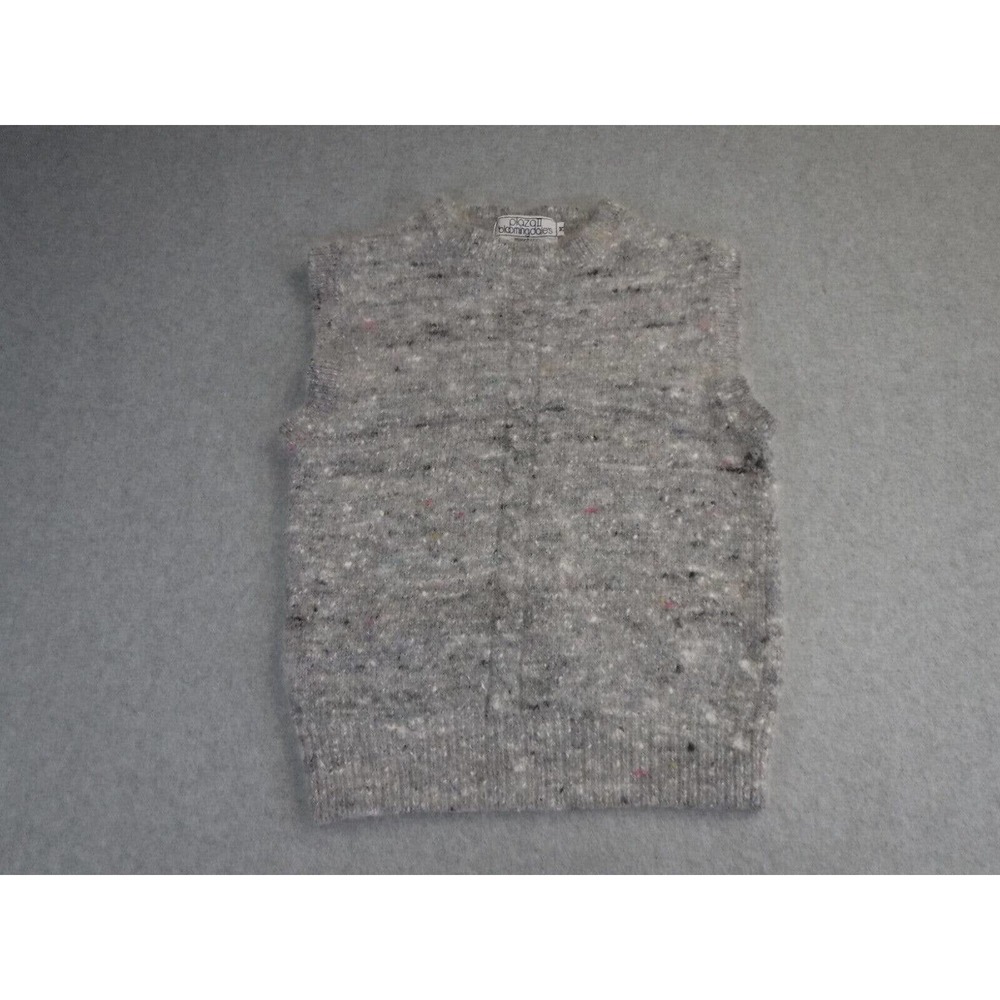 Juniors Plaza II Bloomingdale's Angora Rabbit pullover sweater vest size Medium